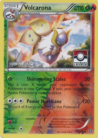 Volcarona (15/114) (League Promo 2nd Place) [XY: Steam Siege] | Gear Gaming Fayetteville