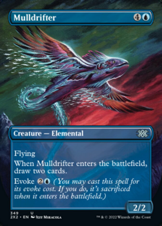 Mulldrifter (Borderless Alternate Art) [Double Masters 2022] | Gear Gaming Fayetteville