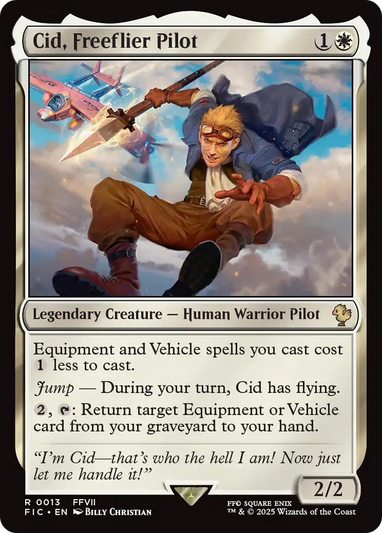 Cid, Freeflier Pilot [FINAL FANTASY Commander] | Gear Gaming Fayetteville