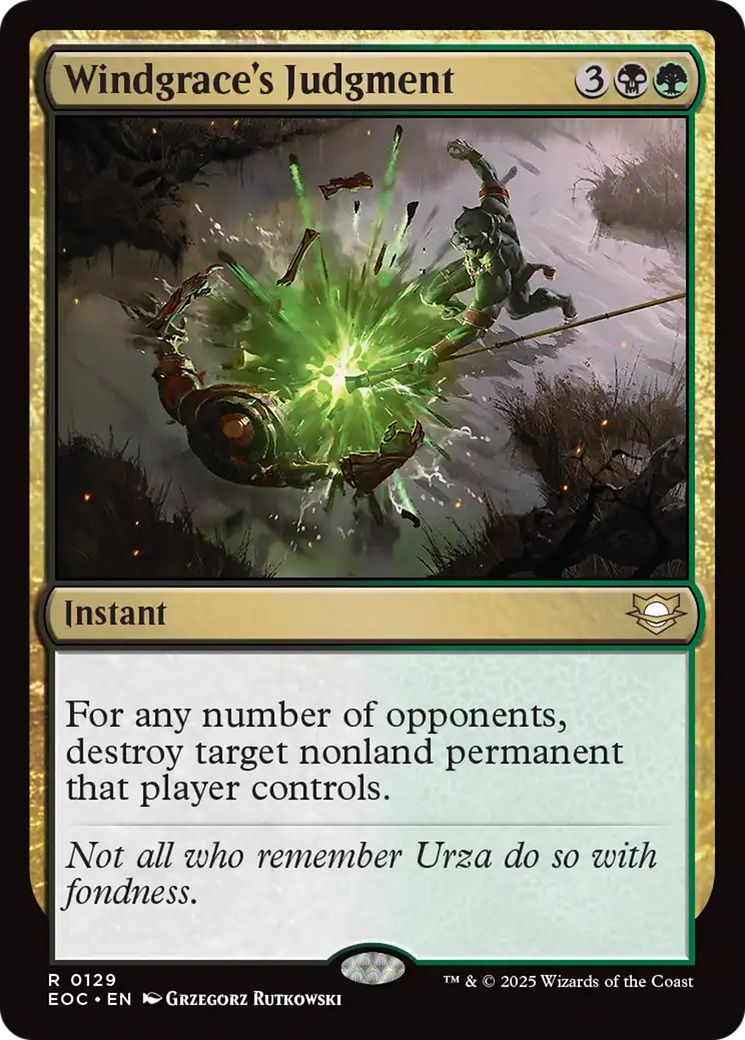 Windgrace's Judgment [Edge of Eternities Commander] | Gear Gaming Fayetteville