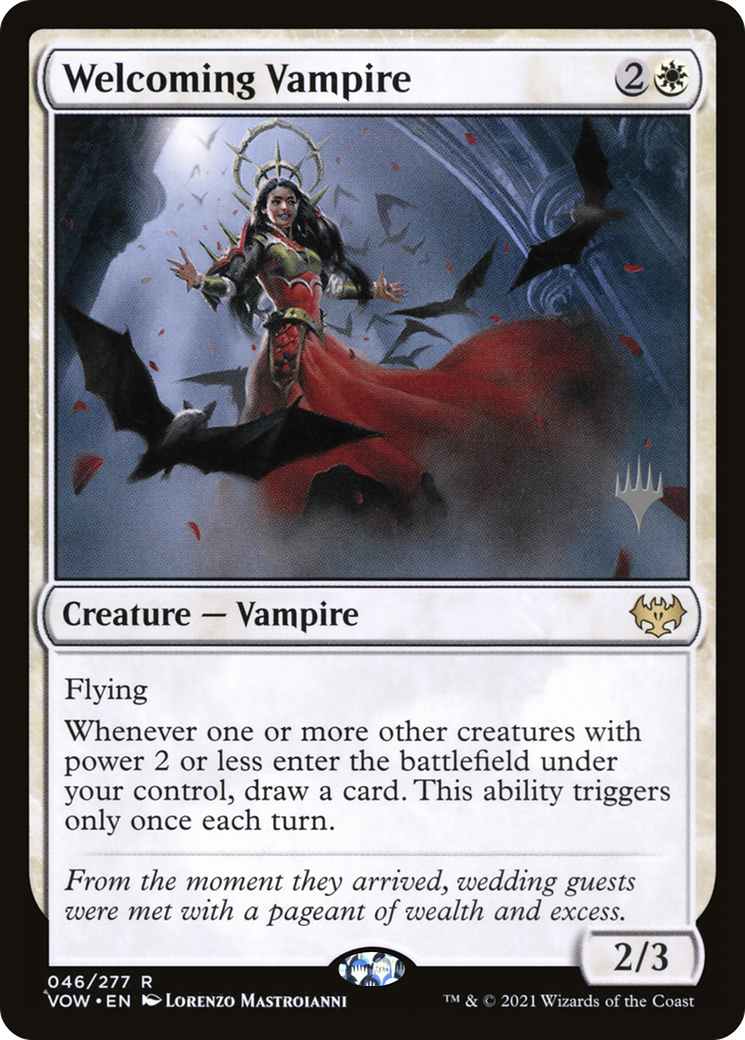 Welcoming Vampire (Promo Pack) [The Brothers' War Promos] | Gear Gaming Fayetteville