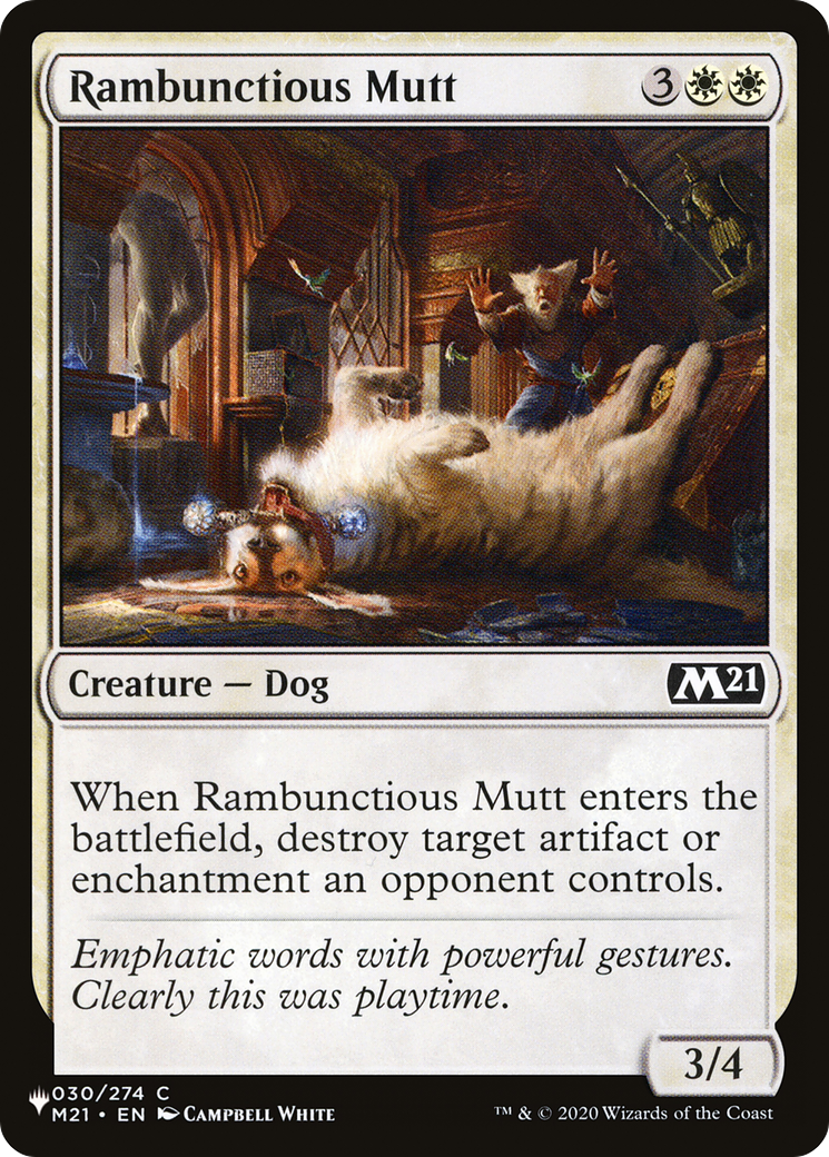 Rambunctious Mutt [The List Reprints] | Gear Gaming Fayetteville