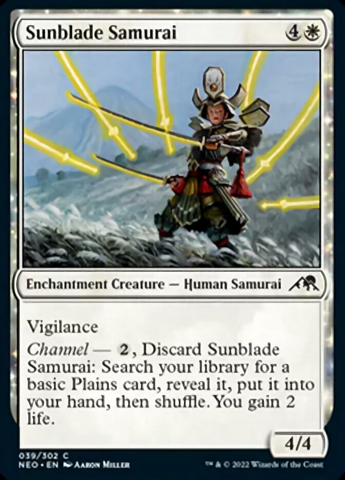 Sunblade Samurai [Kamigawa: Neon Dynasty] | Gear Gaming Fayetteville