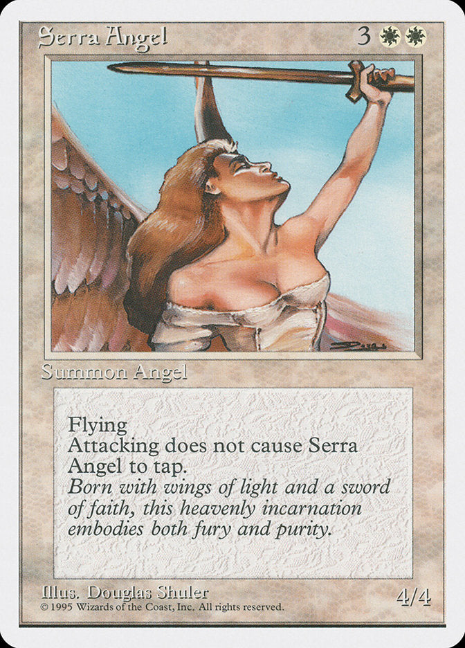 Serra Angel [Fourth Edition] | Gear Gaming Fayetteville