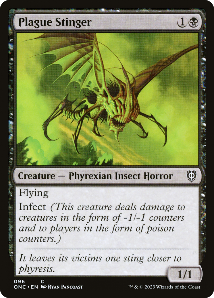 Plague Stinger [Phyrexia: All Will Be One Commander] | Gear Gaming Fayetteville