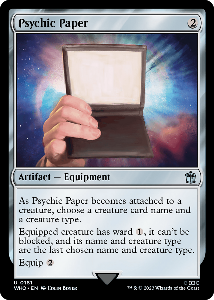 Psychic Paper [Doctor Who] | Gear Gaming Fayetteville