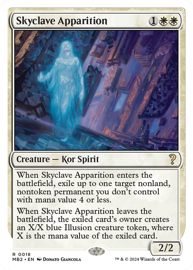 Skyclave Apparition (White Border) [Mystery Booster 2] | Gear Gaming Fayetteville