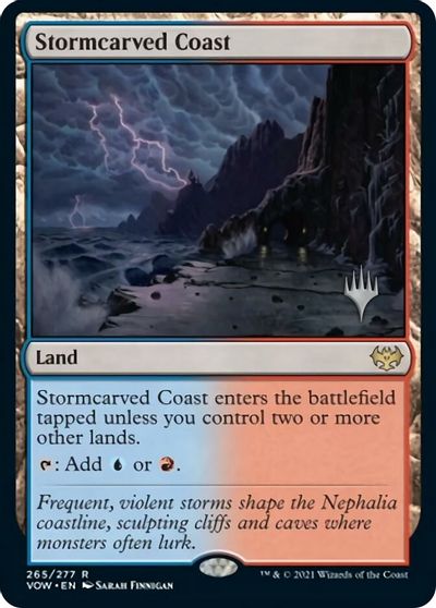 Stormcarved Coast (Promo Pack) [Innistrad: Crimson Vow Promos] | Gear Gaming Fayetteville