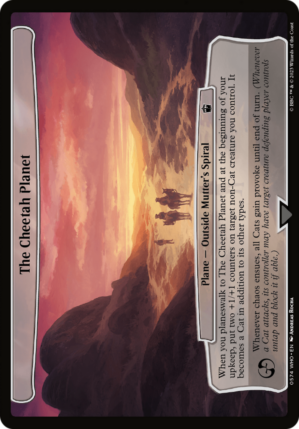 The Cheetah Planet [Doctor Who] | Gear Gaming Fayetteville