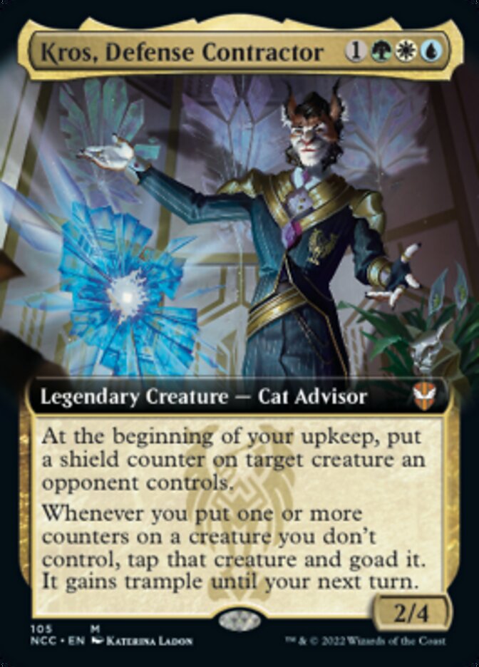 Kros, Defense Contractor (Extended Art) [Streets of New Capenna Commander] | Gear Gaming Fayetteville