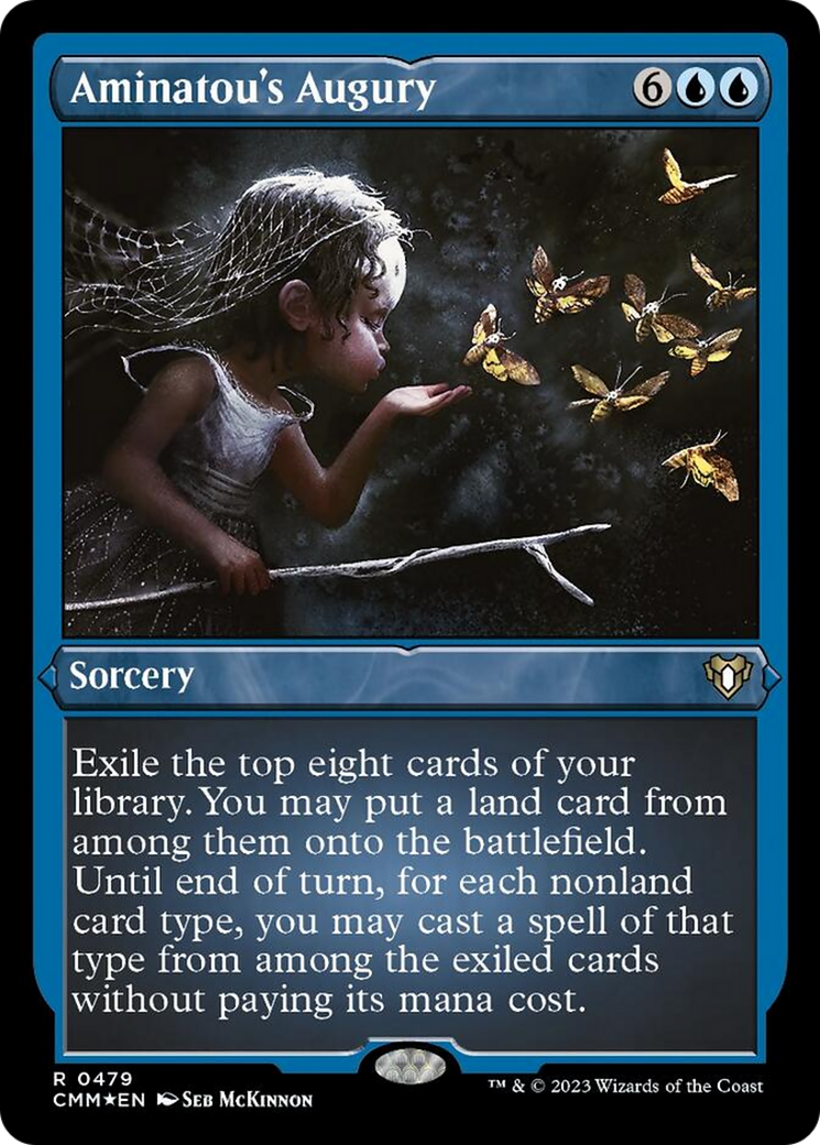 Aminatou's Augury (Foil Etched) [Commander Masters] | Gear Gaming Fayetteville