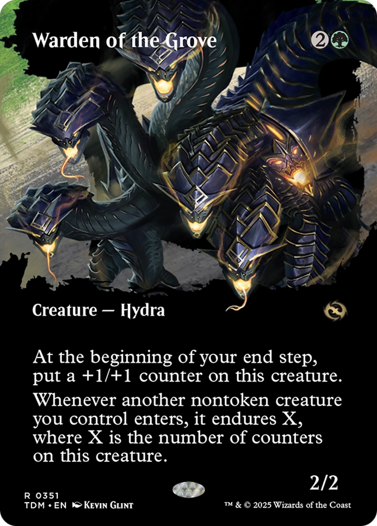 Warden of the Grove (Borderless) [Tarkir: Dragonstorm] | Gear Gaming Fayetteville