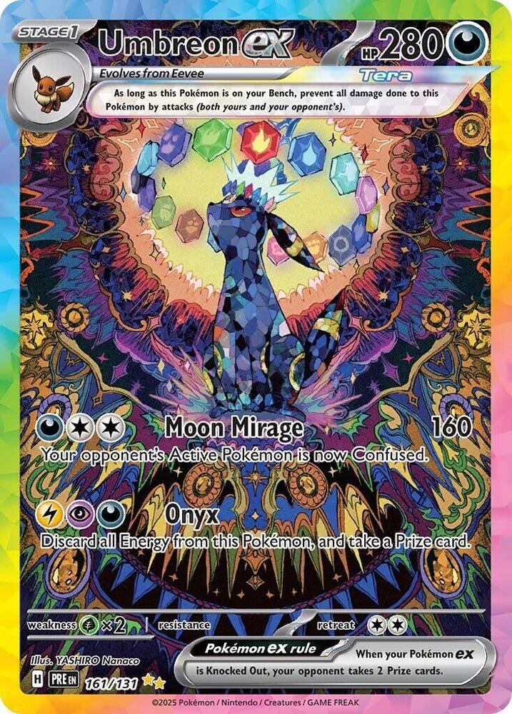 Umbreon ex (161/131) [Scarlet & Violet: Prismatic Evolutions] | Gear Gaming Fayetteville