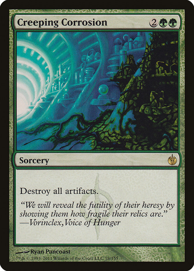 Creeping Corrosion [Mirrodin Besieged] | Gear Gaming Fayetteville