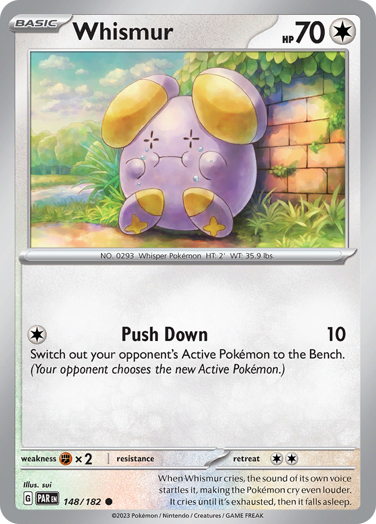 Whismur (148/182) [Scarlet & Violet: Paradox Rift] | Gear Gaming Fayetteville