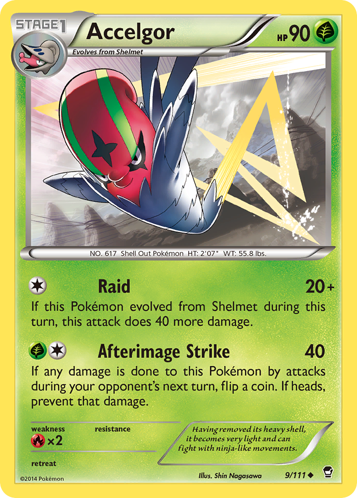 Accelgor (9/111) [XY: Furious Fists] | Gear Gaming Fayetteville