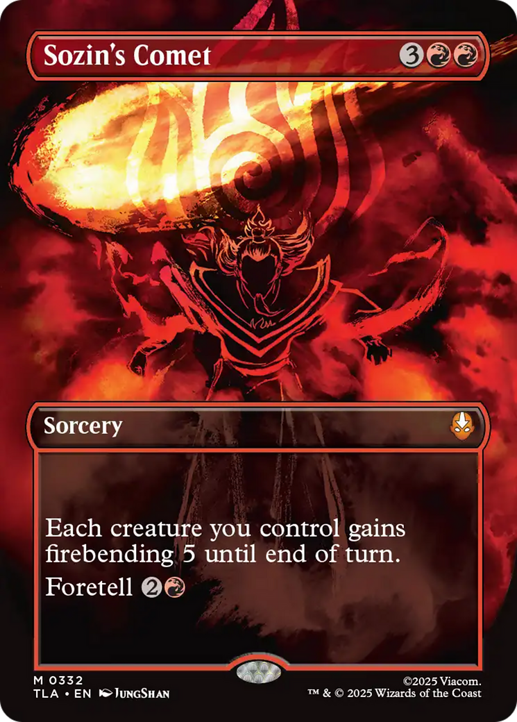 Sozin's Comet (0332) (Borderless) [Avatar: The Last Airbender] | Gear Gaming Fayetteville