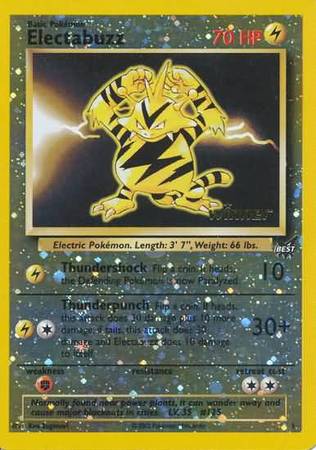 Electabuzz (1) (Winner) [Best of Promos] | Gear Gaming Fayetteville