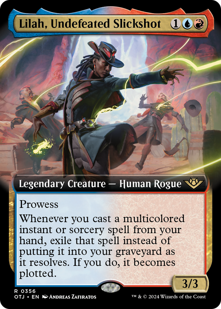 Lilah, Undefeated Slickshot (Extended Art) [Outlaws of Thunder Junction] | Gear Gaming Fayetteville