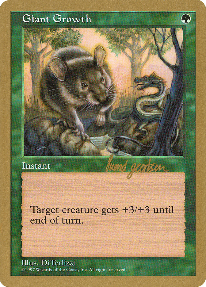 Giant Growth (Svend Geertsen) [World Championship Decks 1997] | Gear Gaming Fayetteville