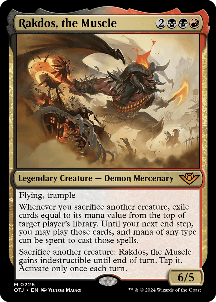 Rakdos, the Muscle [Outlaws of Thunder Junction] | Gear Gaming Fayetteville