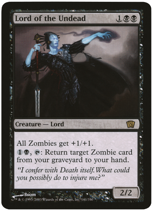 Lord of the Undead (Oversized) [Eighth Edition Box Topper] | Gear Gaming Fayetteville