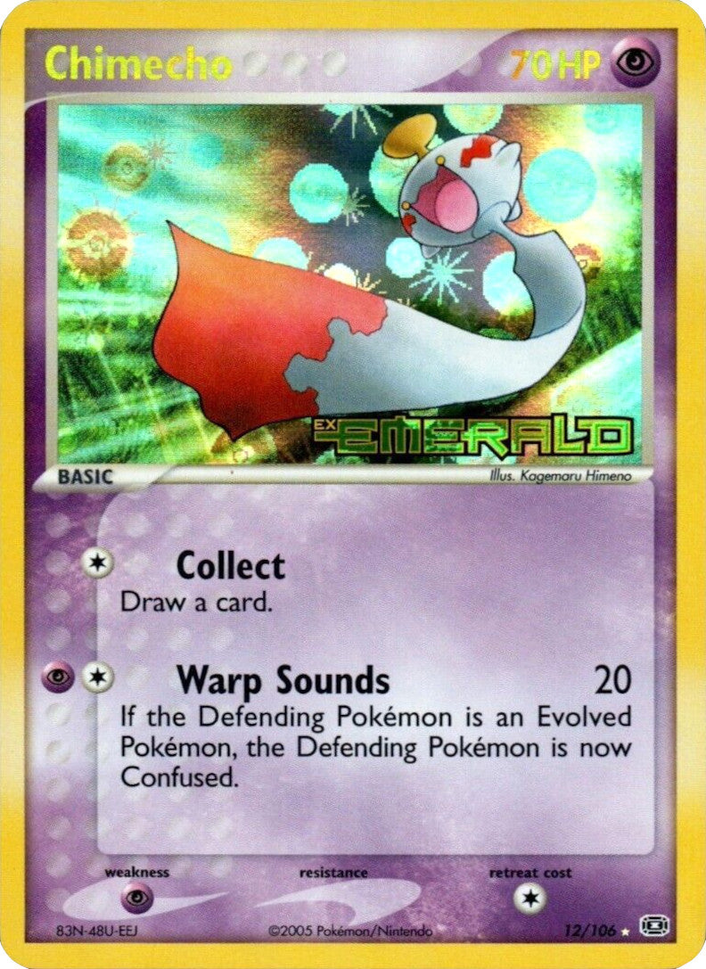 Chimecho (12/106) (Stamped) [EX: Emerald] | Gear Gaming Fayetteville