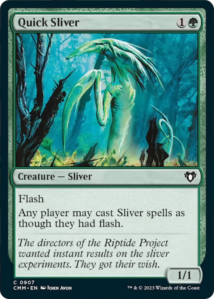 Quick Sliver [Commander Masters] | Gear Gaming Fayetteville