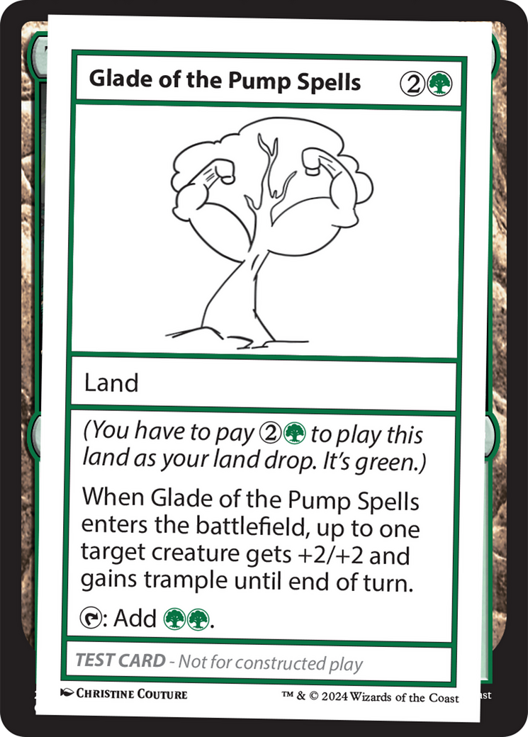 Glade of the Pump Spells [Mystery Booster 2 Playtest Cards] | Gear Gaming Fayetteville