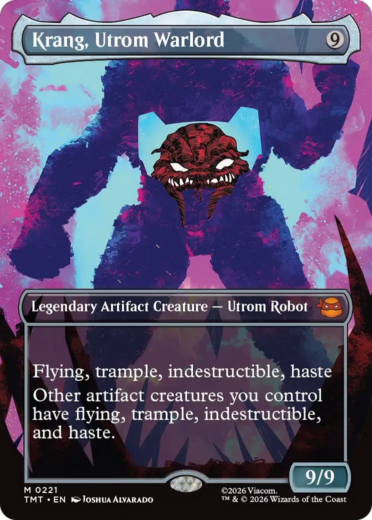 Krang, Utrom Warlord (Borderless) [Teenage Mutant Ninja Turtles] | Gear Gaming Fayetteville