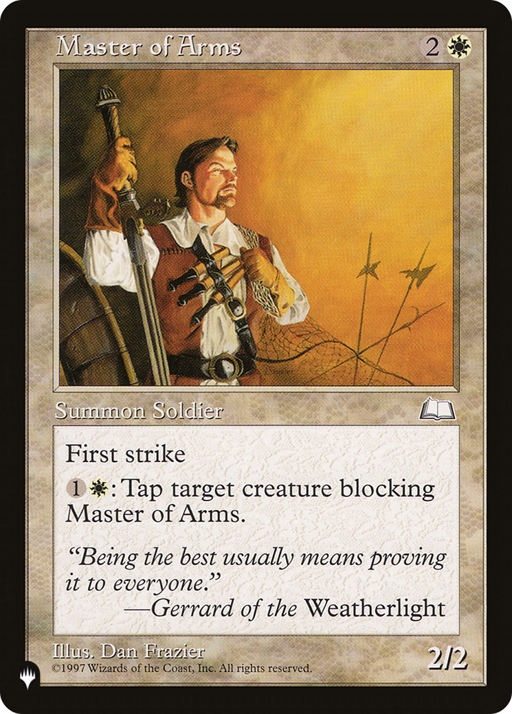 Master of Arms [The List] | Gear Gaming Fayetteville