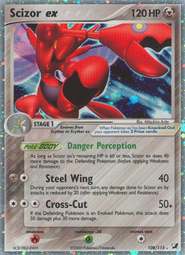 Scizor ex (108/115) [EX: Unseen Forces] | Gear Gaming Fayetteville