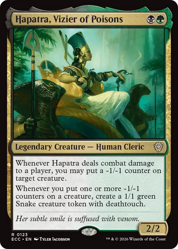 Hapatra, Vizier of Poisons [Lorwyn Eclipsed Commander] | Gear Gaming Fayetteville