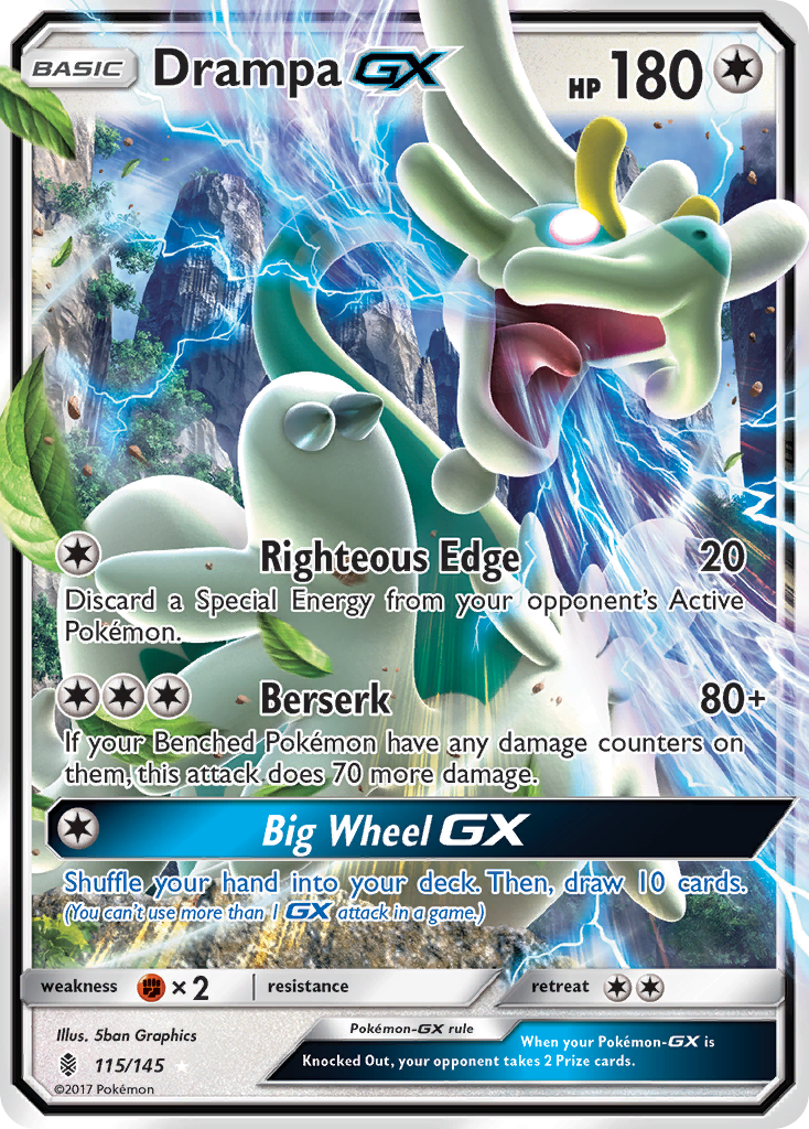 Drampa GX (115/145) [Sun & Moon: Guardians Rising] | Gear Gaming Fayetteville