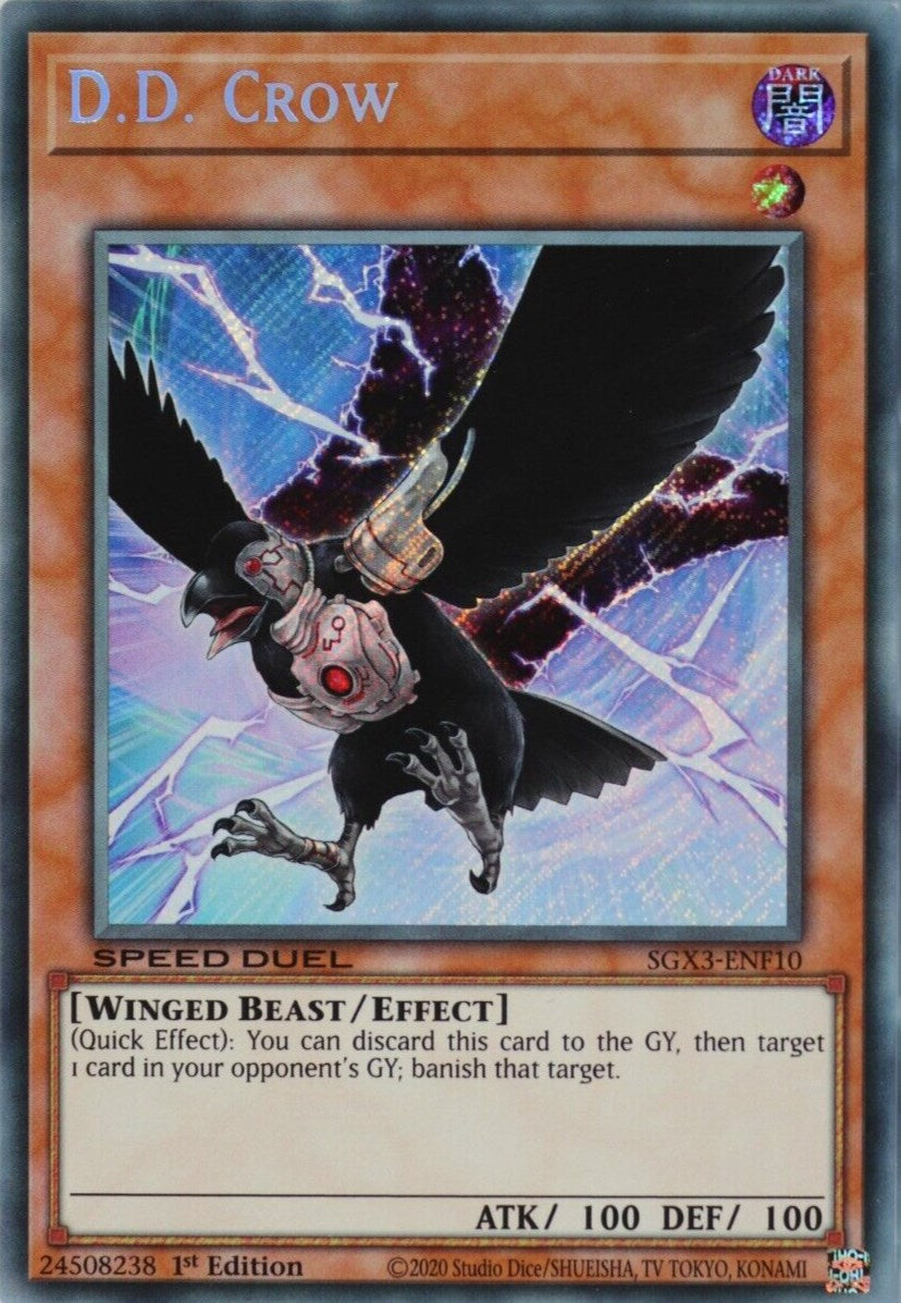 D.D. Crow [SGX3-ENF10] Secret Rare | Gear Gaming Fayetteville