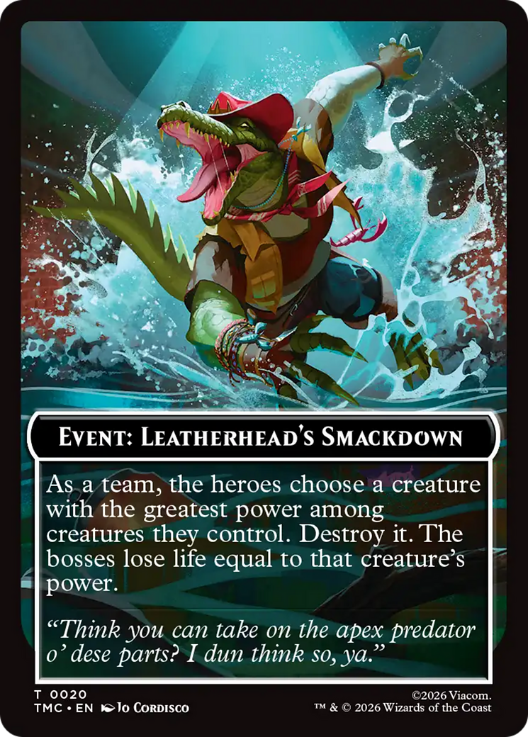 Event: Leatherhead's Smackdown [Teenage Mutant Ninja Turtles Commander Tokens] | Gear Gaming Fayetteville