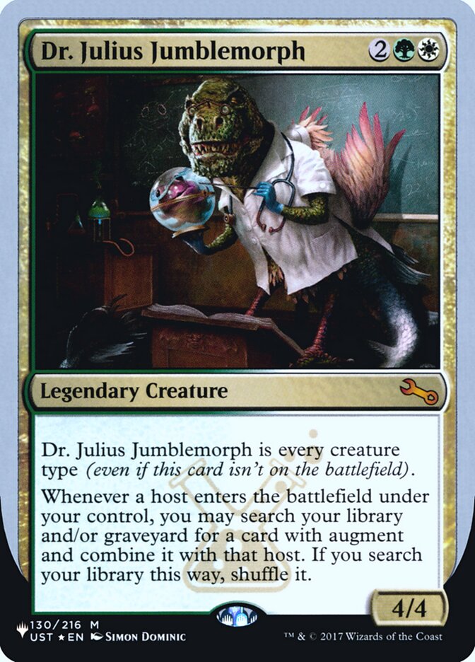 Dr. Julius Jumblemorph (Unfinity Foil Edition) [The List] | Gear Gaming Fayetteville