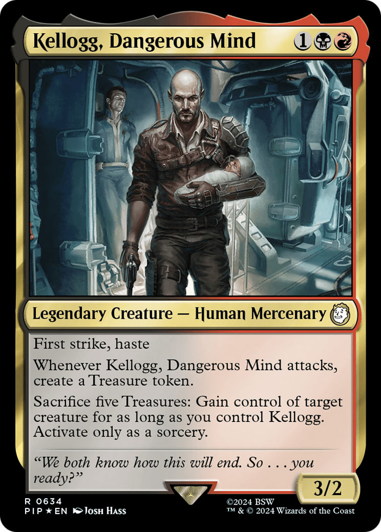 Kellogg, Dangerous Mind (Surge Foil) [Fallout] | Gear Gaming Fayetteville