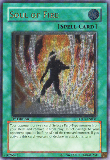 Soul of Fire [FOTB-EN031] Ultimate Rare | Gear Gaming Fayetteville