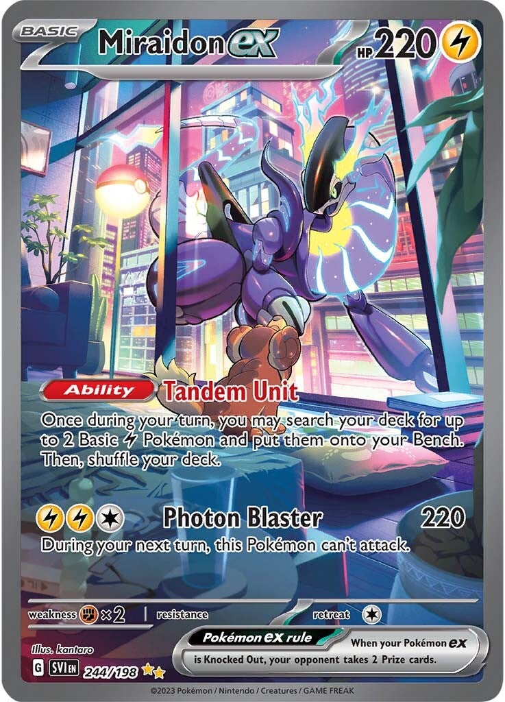 Miraidon ex (244/198) [Scarlet & Violet: Base Set] | Gear Gaming Fayetteville