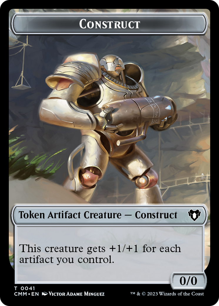 Construct Token (41) [Commander Masters Tokens] | Gear Gaming Fayetteville