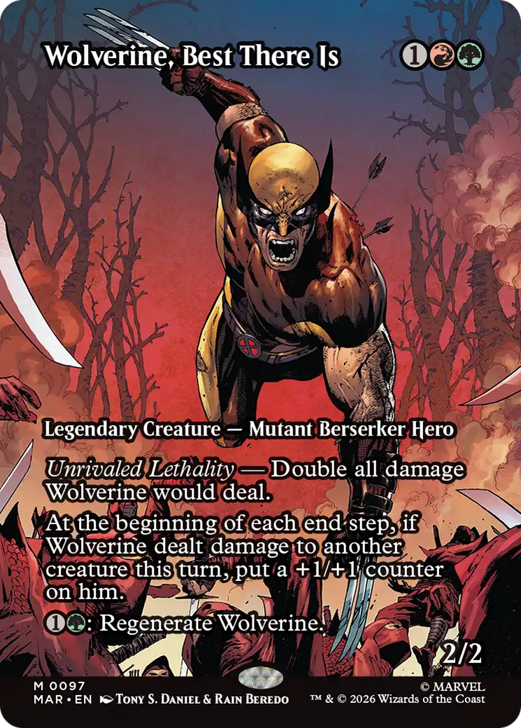 Wolverine, Best There Is (Borderless) [Marvel Universe: Eternal-Legal] | Gear Gaming Fayetteville