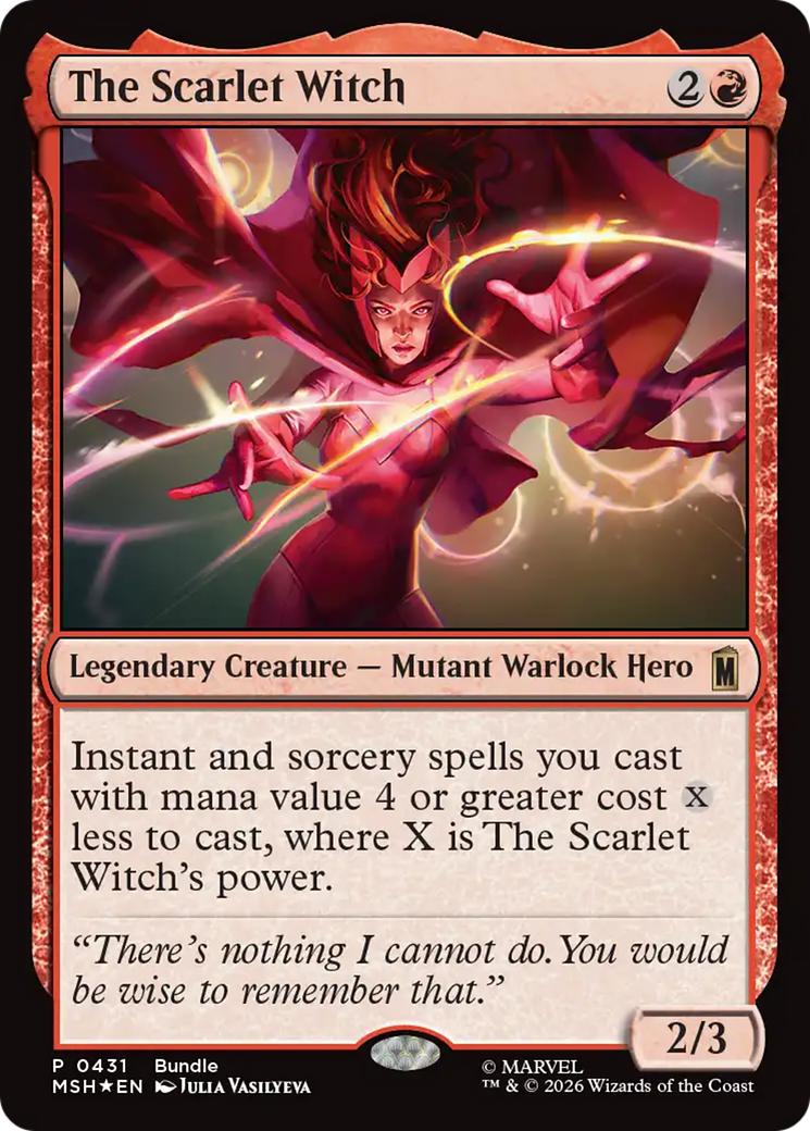 The Scarlet Witch (Bundle) [Marvel Super Heroes Promos] | Gear Gaming Fayetteville