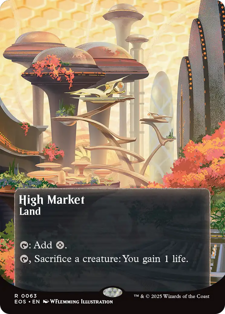High Market (0063) (Borderless) [Edge of Eternities: Stellar Sights] | Gear Gaming Fayetteville