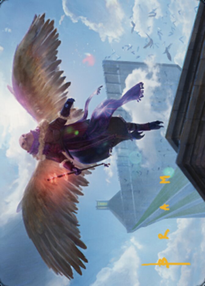 Balmor, Battlemage Captain Art Card 1 (Gold-Stamped Signature) [Dominaria United Art Series] | Gear Gaming Fayetteville