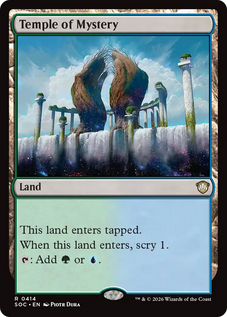 Temple of Mystery [Secrets of Strixhaven Commander] | Gear Gaming Fayetteville