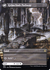 Brightclimb Pathway // Grimclimb Pathway (Borderless Alternate Art) [Zendikar Rising] | Gear Gaming Fayetteville