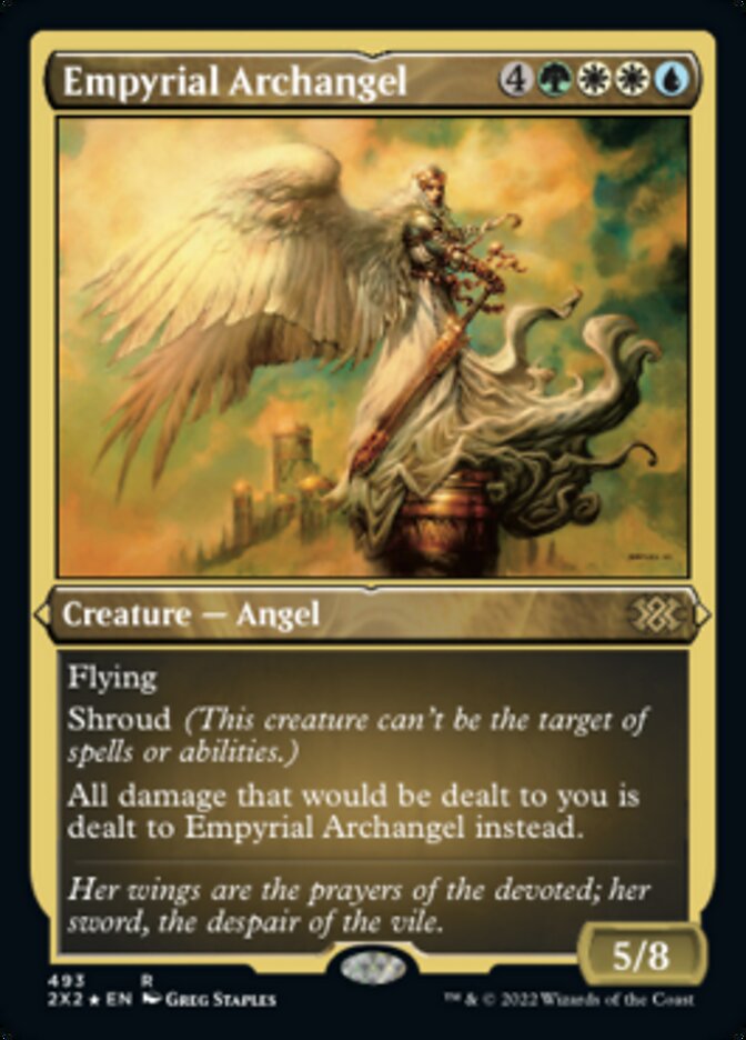 Empyrial Archangel (Foil Etched) [Double Masters 2022] | Gear Gaming Fayetteville