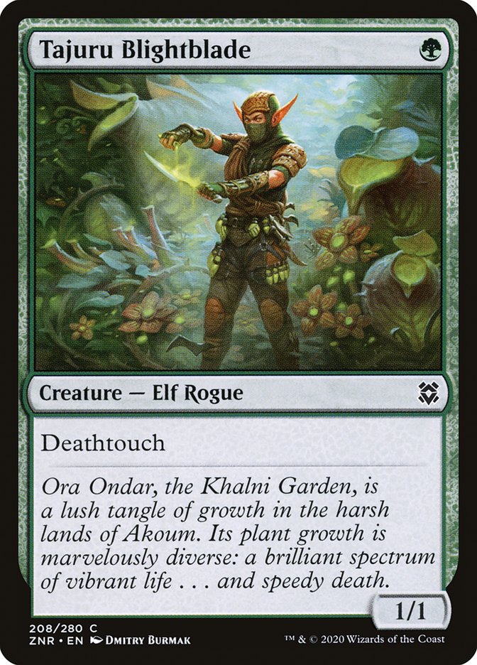 Tajuru Blightblade [Zendikar Rising] | Gear Gaming Fayetteville