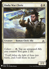 Ondu War Cleric [Mystery Booster] | Gear Gaming Fayetteville